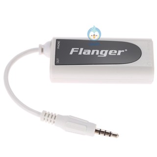 Flanger FC-21 อะแดปเตอร์แปลงเชื่อมต่อกีตาร์ไฟฟ้า เบส เป็นโทรศัพท์มือถือ แท็บเล็ต เข้ากันได้กับ iPhone iPad Android สมาร์ทโฟน แท็บเล็ต พร้อมปลั๊กเสียง 3.5 มม. Tpth