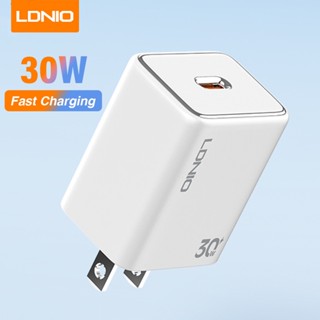 LDNIO A1508C หัวชาร์จเร็ว 30W USB-C PD 30W มีระบบป้องกันไฟเกิน โอเวอร์โหลด ป้องกันไฟกระฉาก