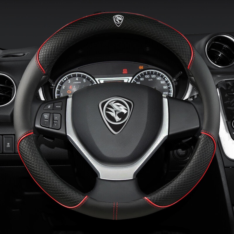 Proton Iriz Waja hero saga persona Prime erthree Exora SUV ปลอกหนัง PU หุ้มพวงมาลัยรถยนต์ perve arena Gen • 2 Inspira Putra Satria