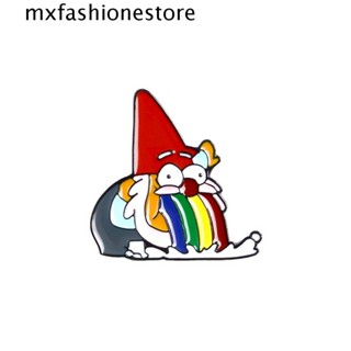 Mxfashione เข็มกลัด รูปการ์ตูนคนแคระ สีรุ้ง เครื่องประดับ สําหรับผู้หญิง และผู้ชาย