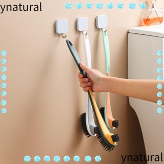 Ynatural แปรงพลาสติก ด้ามจับยาว สําหรับทําความสะอาดห้องน้ํา