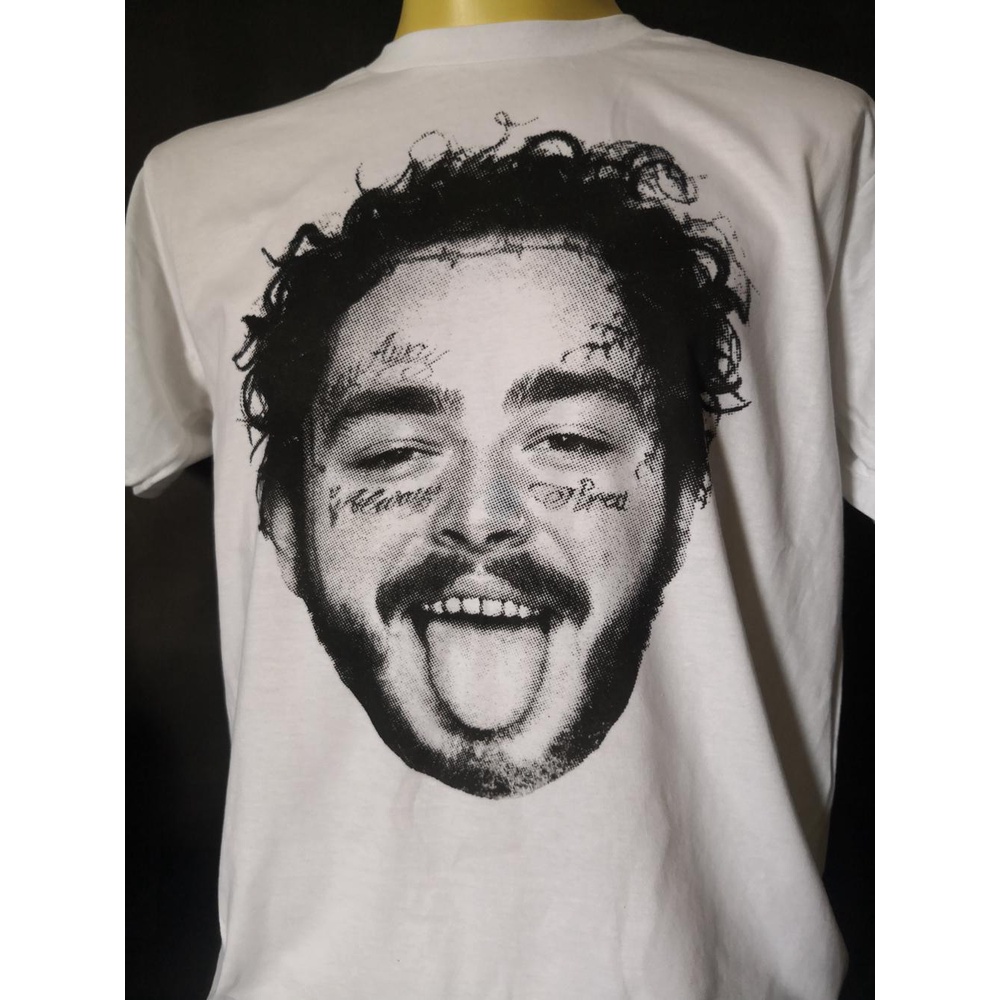 เสื้อวงนำเข้า Post Malone  R&B Trap Pop Rock Gildan T-shirt
