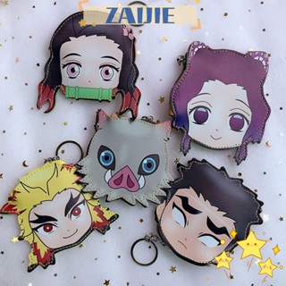 Zaijie24 กระเป๋าใส่เหรียญ ลายการ์ตูนดาบพิฆาตอสูร น่ารัก