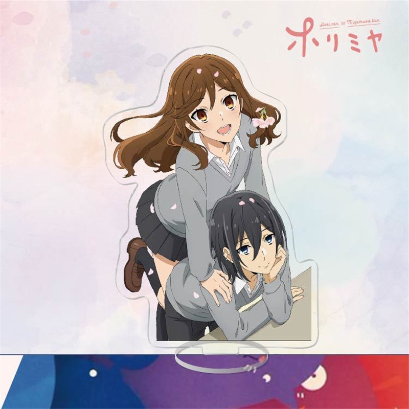 Standee แฟชั่นอะนิเมะ Horimiya อะคริลิคคอลเลกชัน Miyamura Izumi Hori Kyoko อุปกรณ์ตกแต่ง