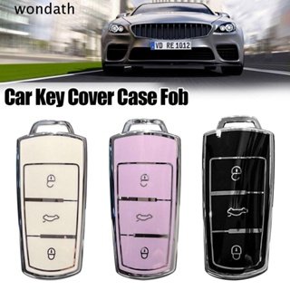 Wonda เคสกุญแจรีโมตรถยนต์ TPU อุปกรณ์เสริม สําหรับ Volkswagen VW CC Passat B6 B7 Passat 3C CC Maogotan R36 B5 B7L