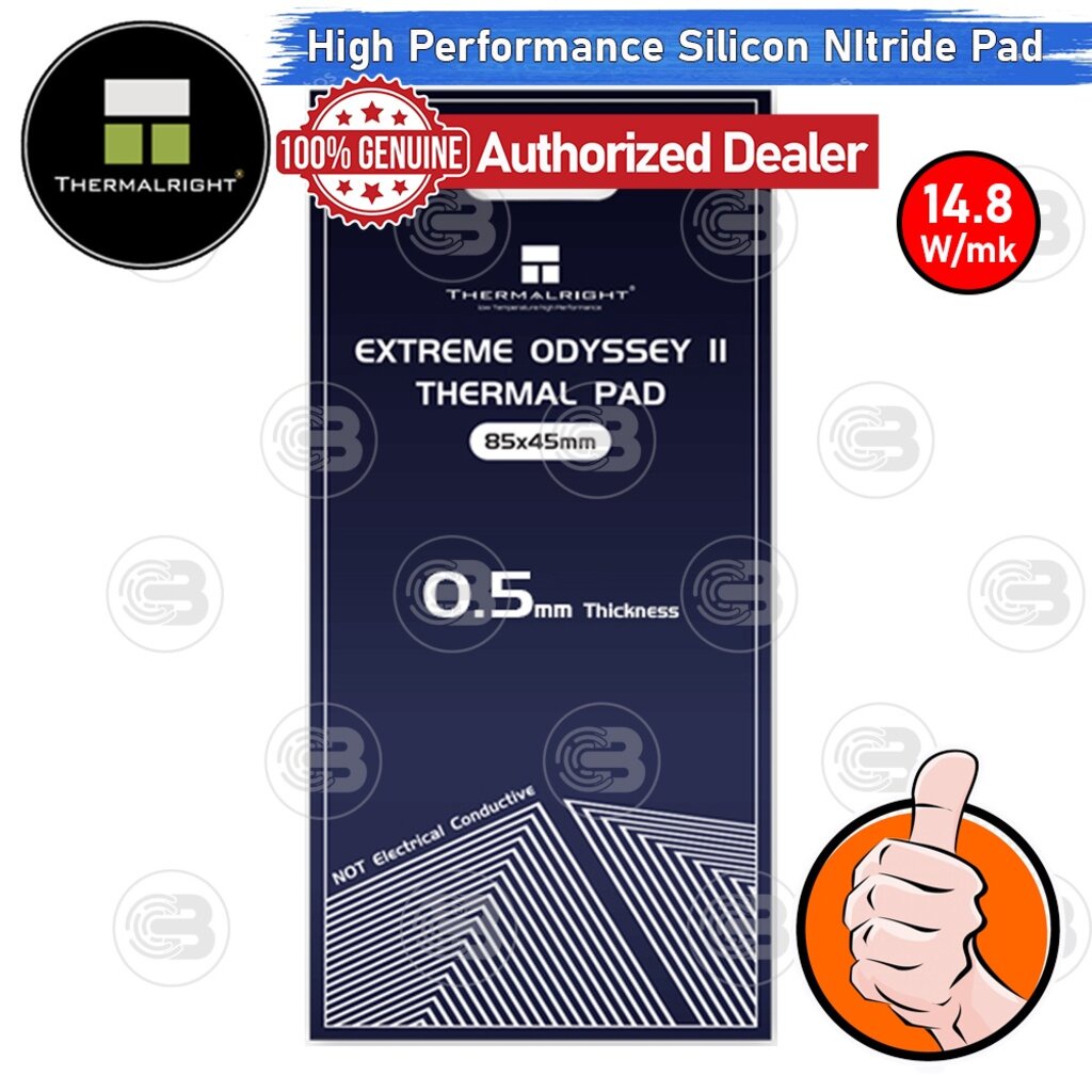 [CoolBlasterThai] Thermalright Extreme Odyssey II Thermal Pad (Silicon Nitride) 85x45x0.5 mm./14.8 W/mK