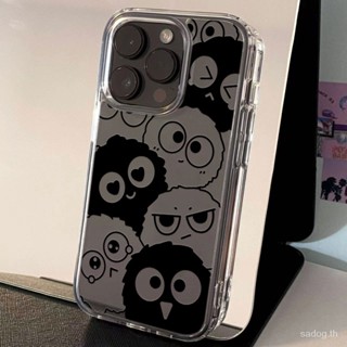 เคสโทรศัพท์มือถือแบบนิ่ม ใส กันกระแทก ลายการ์ตูนอิโมติคอนน่ารัก สําหรับ iPhone 15promax 14promax 15 14 13 12 11 pro max 13promax xr xsmax 7 8 plus 14plus 13pro