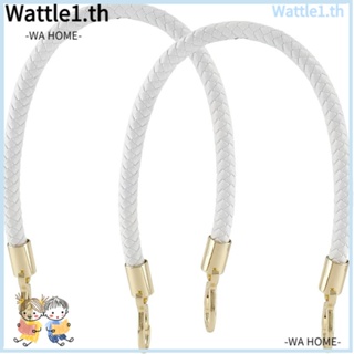 Wttle สายกระเป๋าหนัง PU สีขาว แบบเปลี่ยน 19.6 นิ้ว สําหรับทํากระเป๋า DIY