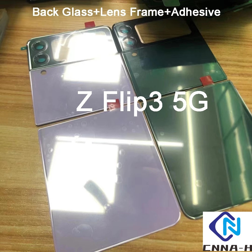 ฝาครอบแบตเตอรี่ด้านหลัง สําหรับ Samsung Galaxy Z Flip 3 5G F711B F711U F711N F711W F7110 SC-54B SCG1