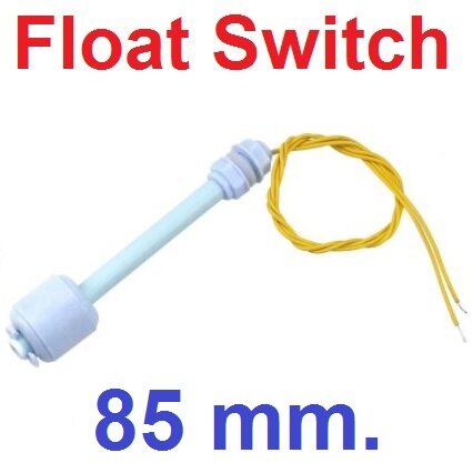 ลูกลอยไฟฟ้า ยาว 8.5CM (85mm) Float Switch Water Level Sensor Vertical Float Switch for Aquarium Water Level Liquid