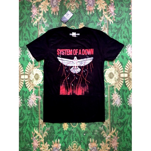 แฟชั่น เสื้อผ้าผช🔥 🎸เสื้อวง System Of A Down สินค้านำเข้า ลิขสิทธิ์แท้ 🔥S-5XL