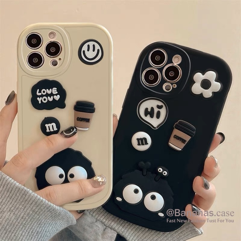 เคสโทรศัพท์มือถือ แบบนิ่ม ลาย Black Coal Ball สําหรับ iPhone 15 14 13 12 11 Pro Max X Xr Xs Max 7 8 Plus SE2020