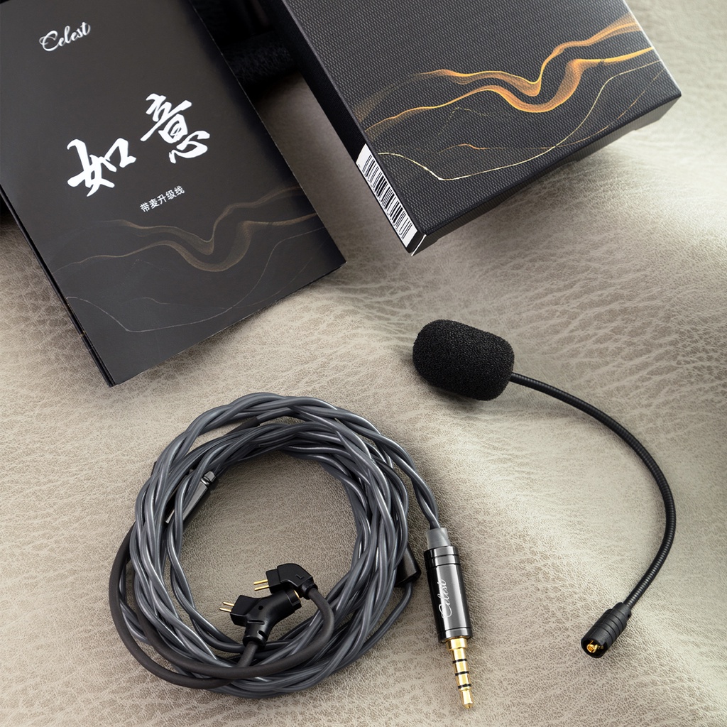 Kinera Celest RUYI ชุดหูฟังไมโครโฟน พร้อมบูม 0.78 2pin MMCX สําหรับเล่นเกม