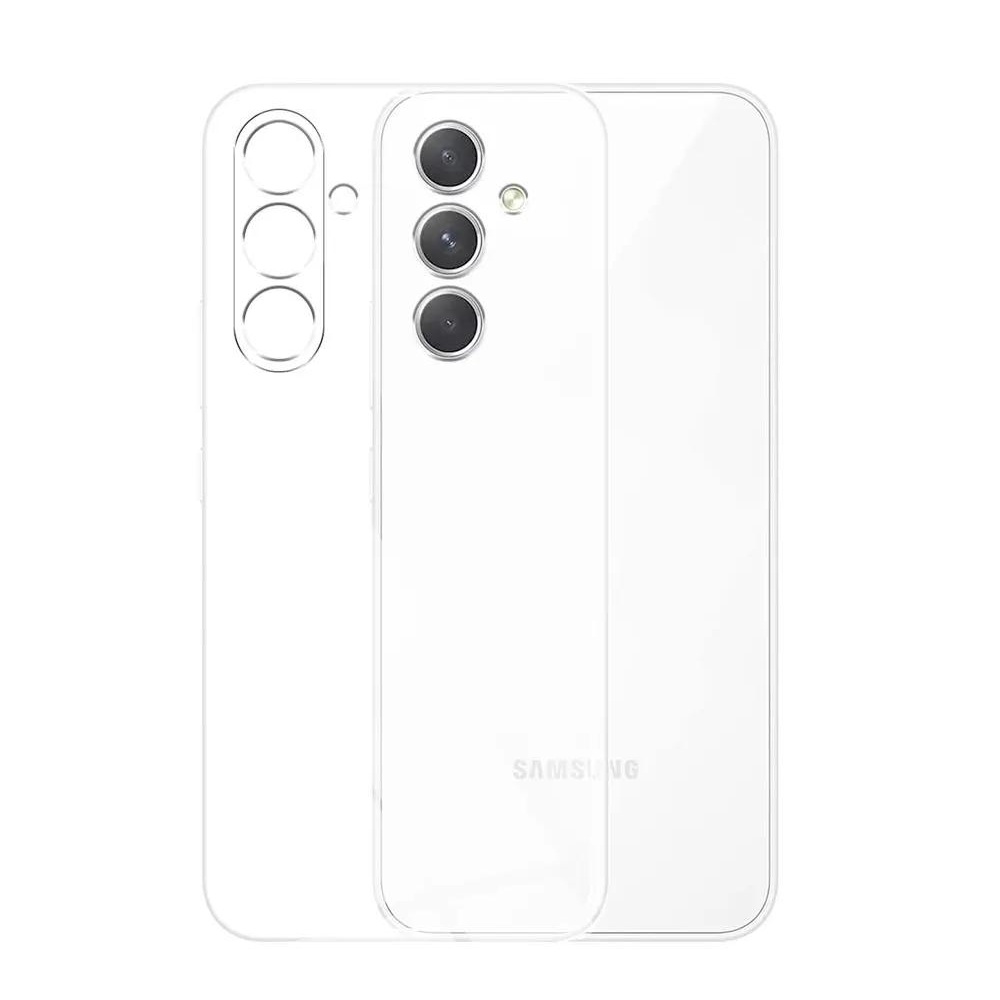 เคสซิลิโคนใส แบบบางพิเศษ ป้องกันกล้อง สําหรับ Samsung Galaxy A05 A05s A15 A25 A35 A55 M34 M54 M14 A24 A14 A34 A54 A33 A53 A73 A13 A23 A12 A22 4G A32 A42 A52 A72 5G S24 Ultra S23 FE S22 Plus S21 S20