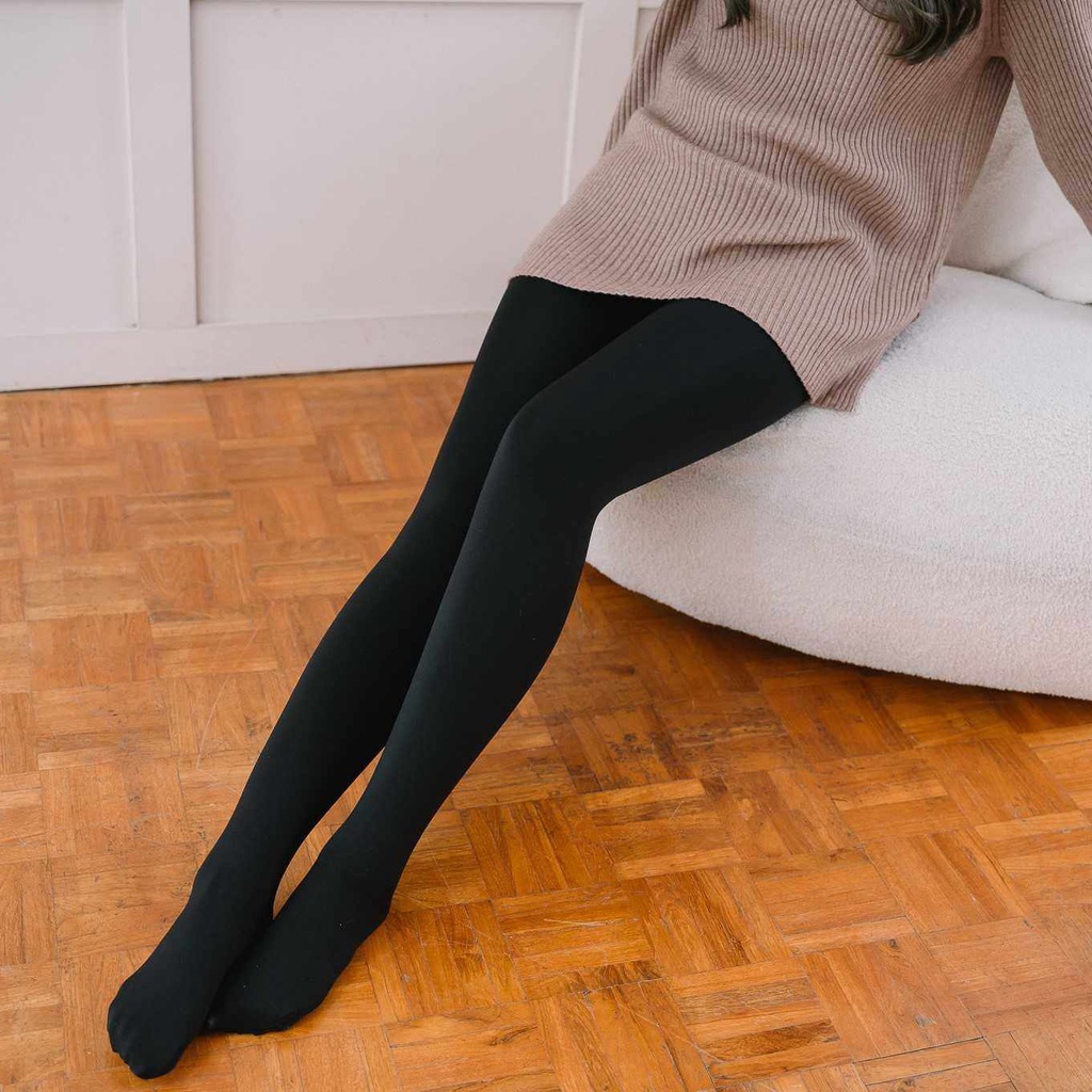 SNOWCOVER - รุ่น SC136 ถุงน่องบุขนพรีเมียม สีดำ ใส่อุ่นติดลบ -5 ถึง 10 องศา กระชับ ไม่พอง ไม่อ้วน เป้าไม่ยาน