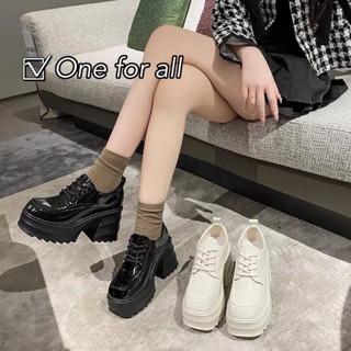 พร้อมส่งจากไทย NEW TX506 รองเท้าส้นสูง ส้นหนา8cm  หัวกลม แบบ…