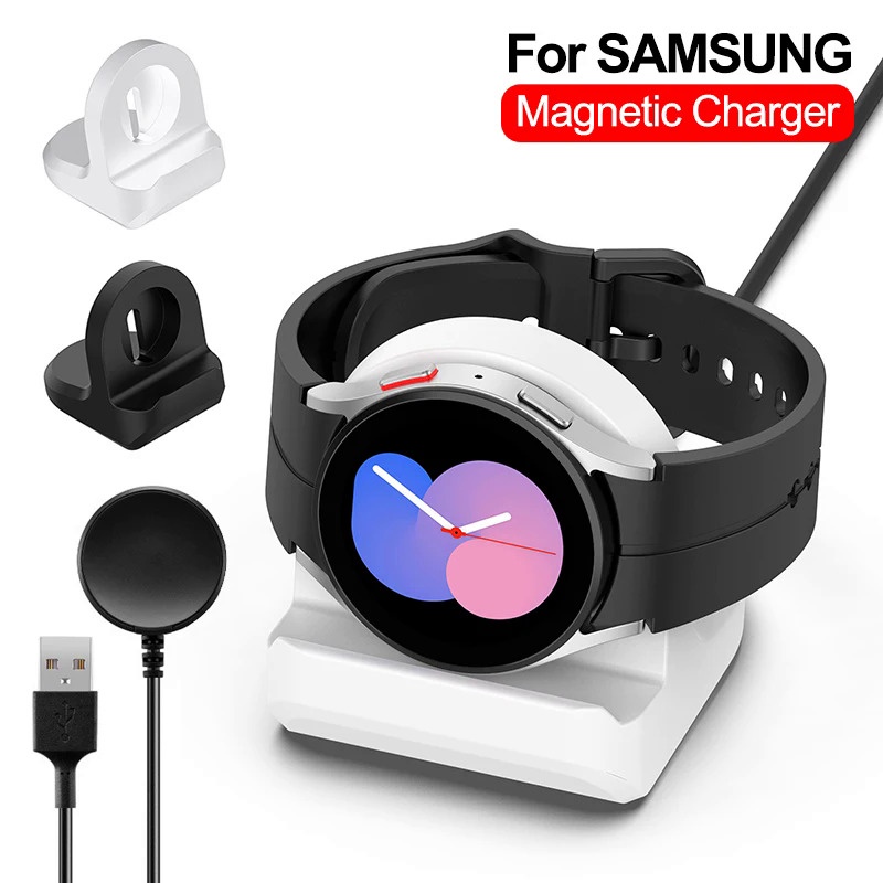 Fast Charger สําหรับ Samsung Galaxy Watch 6 5 Pro 4 Active 2 แท่นชาร์จ USB/Type c สําหรับ Galaxy Fit