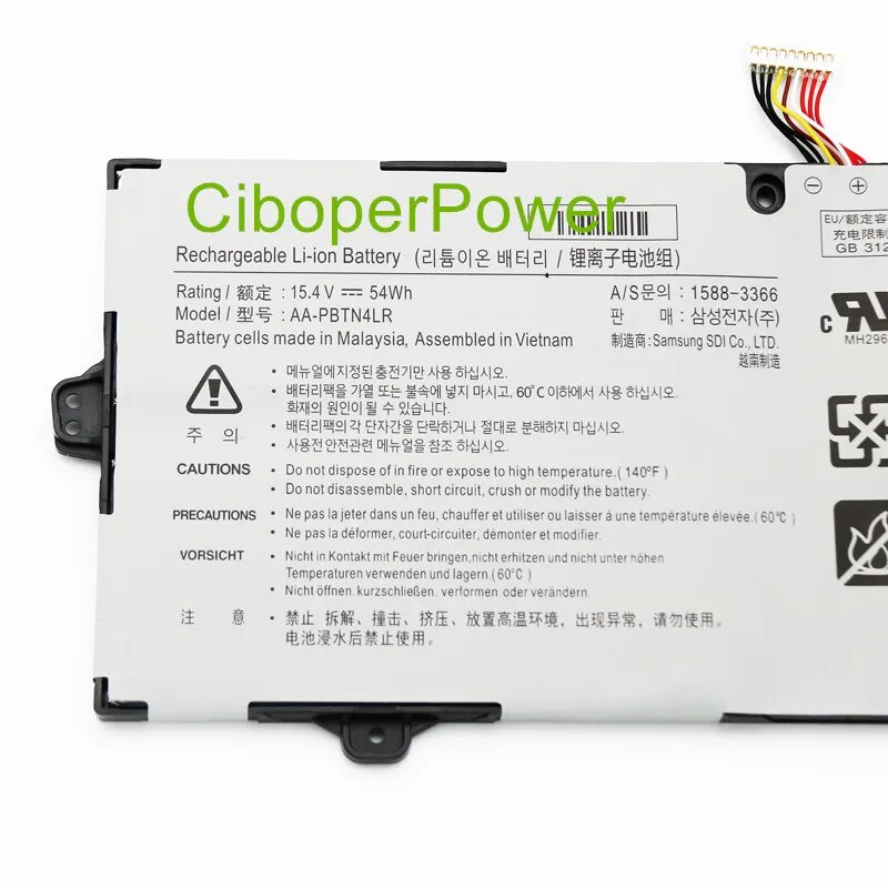 แบตเตอรี่แล็ปท็อป AA-PBTN4LR BA43-00  For NP940X5M-X02US NP940X3M-K01US NOTEBook 9 PRO 15 NP940X5N N