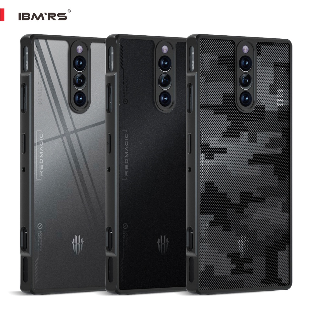 [ป้องกันรอยขีดข่วน เคลือบคู่] เคสโทรศัพท์มือถือ แบบใส ผิวด้าน ลายพราง สําหรับ nubia red magic 8 pro 8Pro Plus 8s pro