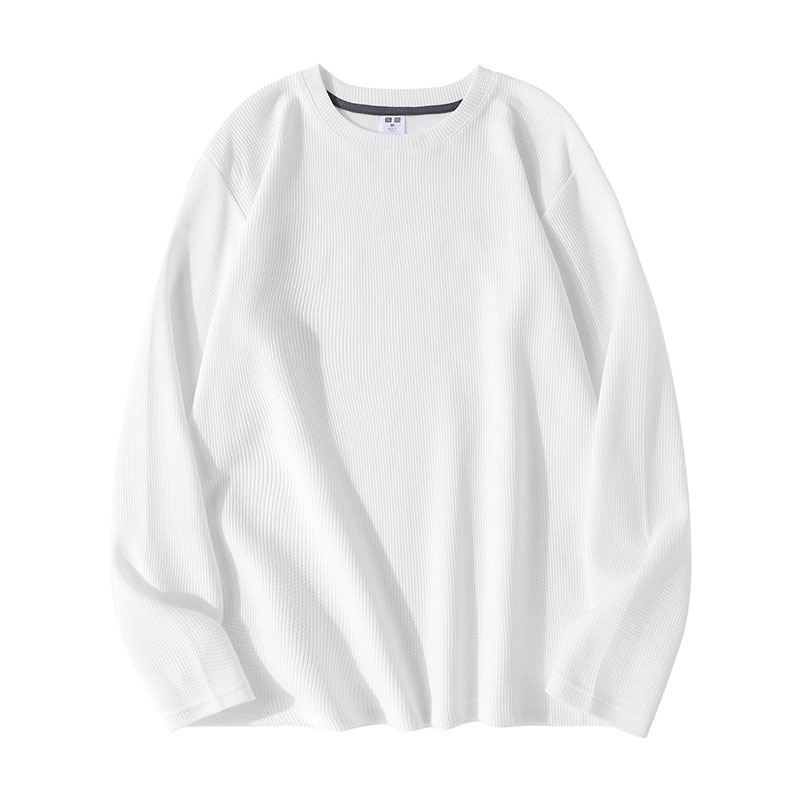 เสื้อยืดแขนยาว คอกลม สําหรับผู้ชาย