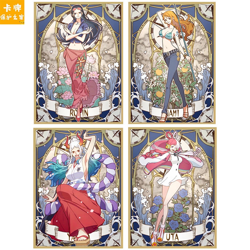 One Piece Card Sleeve Nami Foil Card Sleeve Robin Card Sleeve DIY Card Sleeve