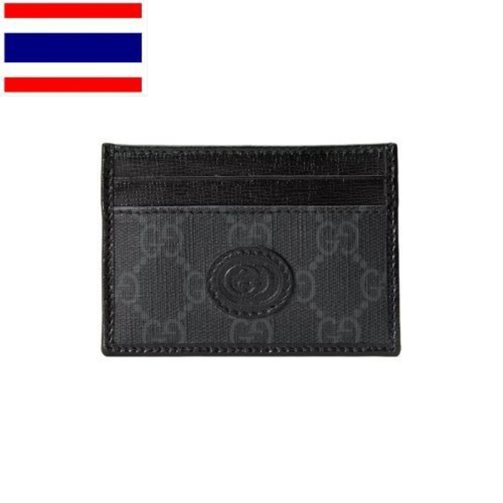 กระเป๋า Gucci Bag Men's Black Leather Wallet70069092tcf1000 7viw OQUM