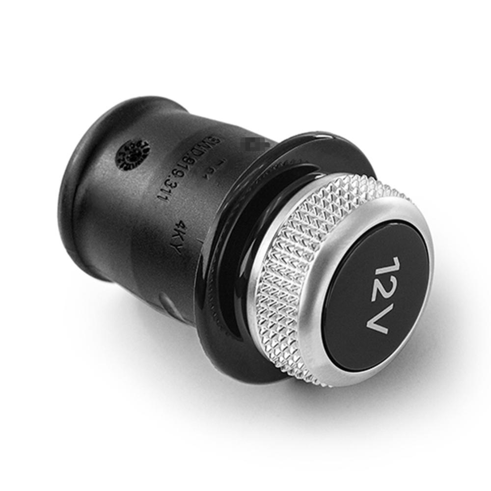 Okcatzone ฝาครอบที่จุดบุหรี่ในรถยนต์ ชุบโครเมี่ยม 12V สําหรับ A4 A5 A6L Q5 8W0919311 8wd919311 4 ชั่วโมง0919311 4 ลิตร0919311 40gf E1O4 - รูปที่ 2