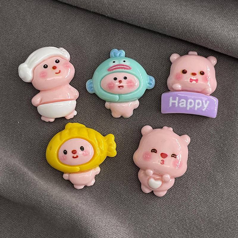 น่ารัก Beaver Loopy Ruby รองเท้า Charms DIY การ์ตูนเรซิ่นเครื่องประดับอุปกรณ์เสริม DIY เคสโทรศัพท์ครีมกาว Patch หัวเข็มขัดรองเท้า