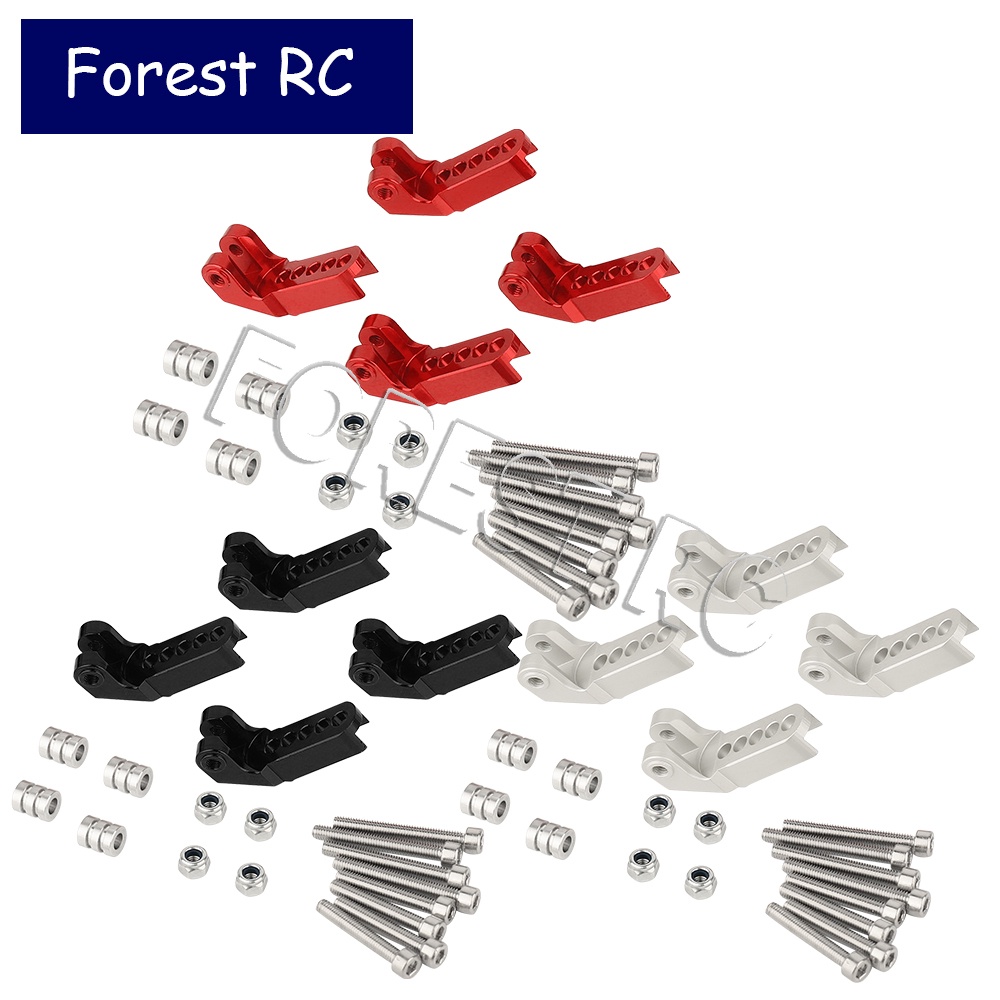 ห่วงทาวเวอร์โช๊คอัพ โลหะ ด้านหน้า และหลัง TRX4 ปรับได้ สําหรับอัพเกรดรถไต่หินบังคับ 1/10 TRX-4 Defen