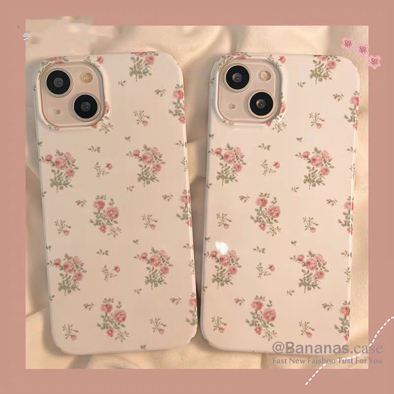 เคสโทรศัพท์มือถือ แบบนิ่ม ลายดอกไม้ สําหรับ iPhone 15 14 13 12 11 Pro Max X Xr Xs Max 7 8 Plus SE2020