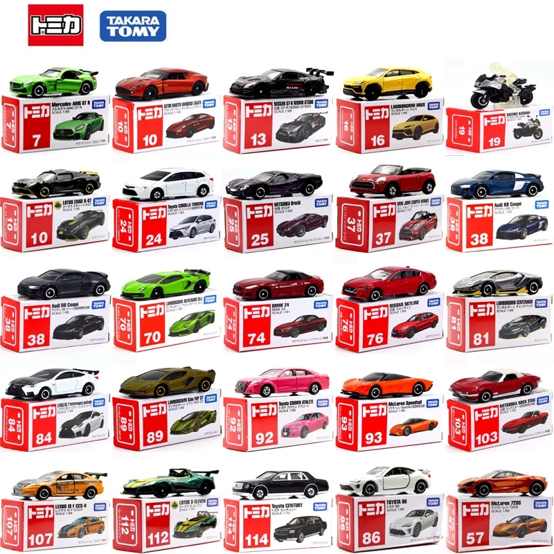 โมเดลรถยนต์ Tomy Tomica Honda Civic Type R Mercedes McLaren Lamborghini Nissan Jeep Toyota GTR ของเล่นสําหรับเด็กผู้ชาย
