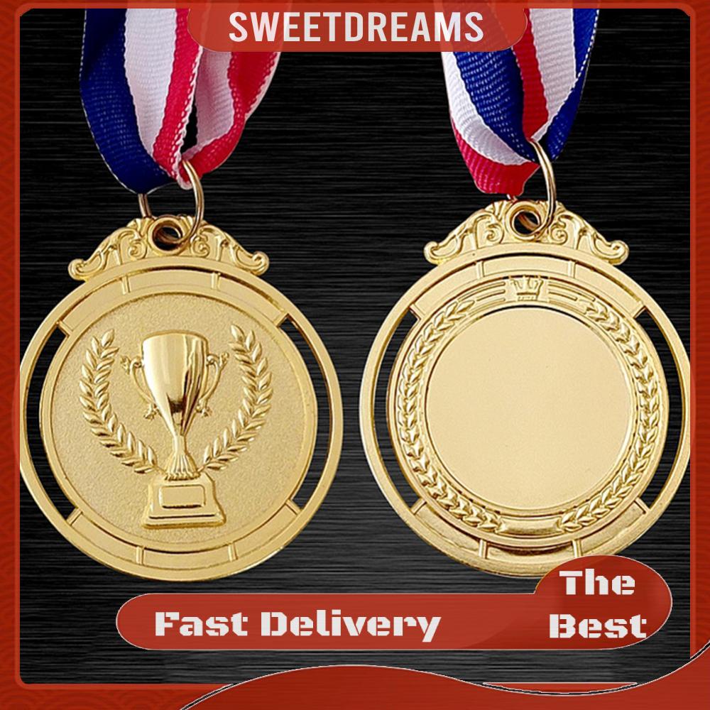 [Sweet] เหรียญรางวัล ทรงกลม สีทอง 2 นิ้ว 1st 2nd 3rd สําหรับเด็กนักเรียน เล่นกีฬา ประชุม - รูปที่ 2