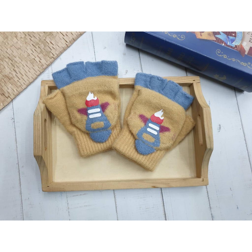 **พร้อมส่ง** ถุงมือกันหนาวสำหรับเด็ก มีหลายไซส์ หลายสีให้เลือก