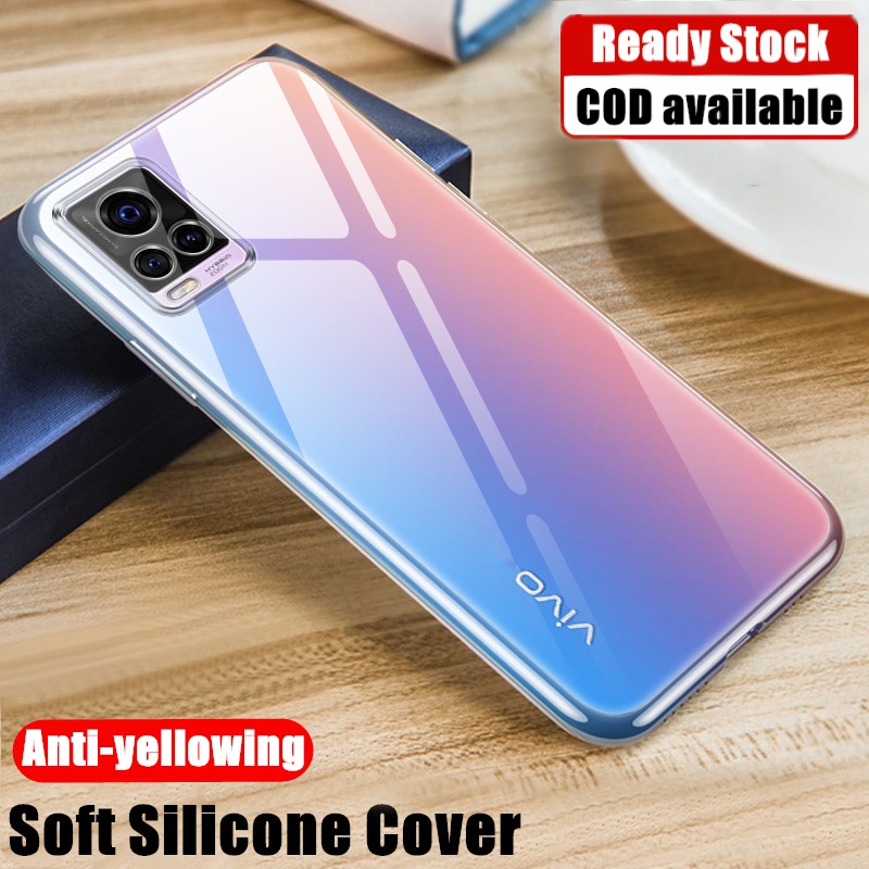 สําหรับ Vivo Y73 V2059 V2146 V2212 V2168 Slim Soft Clear Silicon ยาง Scratch-Resistant CP Jelly กรณี