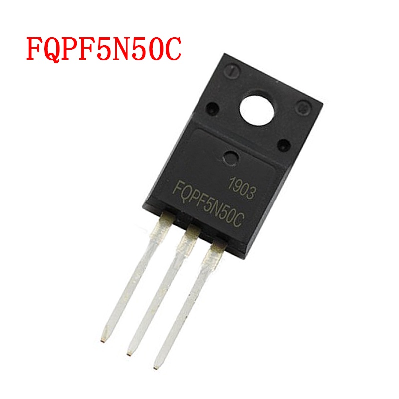 หลอด MOS 5 ชิ้น/ล็อต FQPF5N50C 5N50 TO-220F