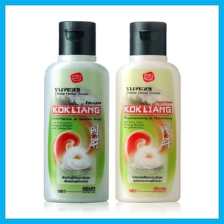 Kokliang Set 2 Items Herbal Therapy Shampoo and Conditioner [100ml x 2pcs].