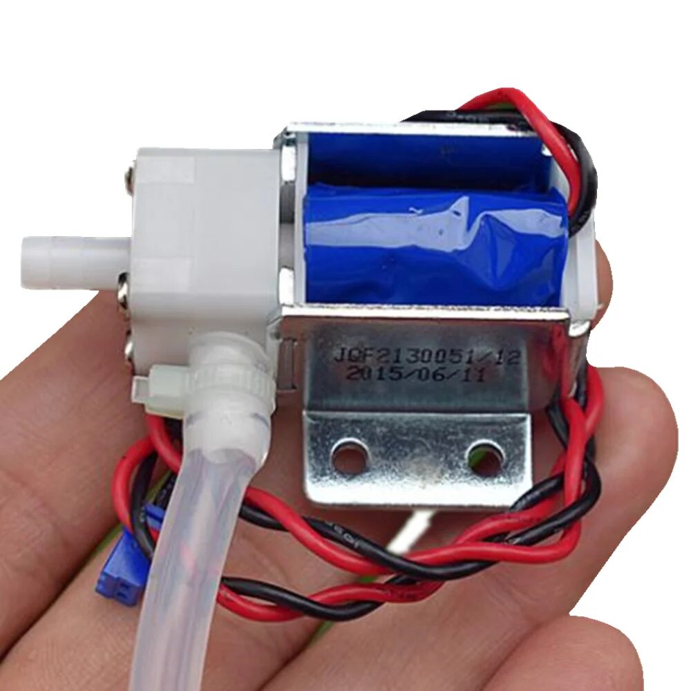 Micro solenoid valve Normally open type DC12V 0.13A Suitable for DIY electric water stop valve (air valve)