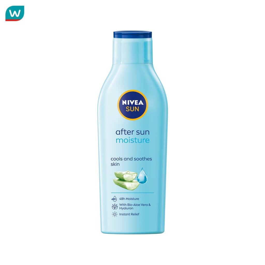 Nivea นีเวีย ซัน มอยส์เจอร์ อาฟเตอร์ ซัน โลชั่น 200 มล. โลชั่น บำรุงผิว ครีมกันแดด