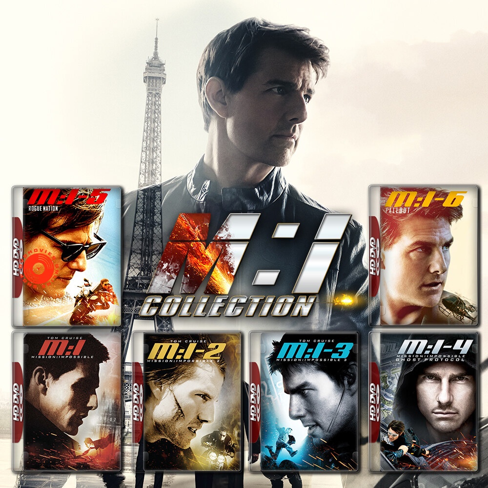 DVD Mission Impossible มิชชั่นอิมพอสซิเบิ้ล ภาค 1-6 DVD หนัง มาสเตอร์ เสียงไทย (เสียง ไทย/อังกฤษ | ซ