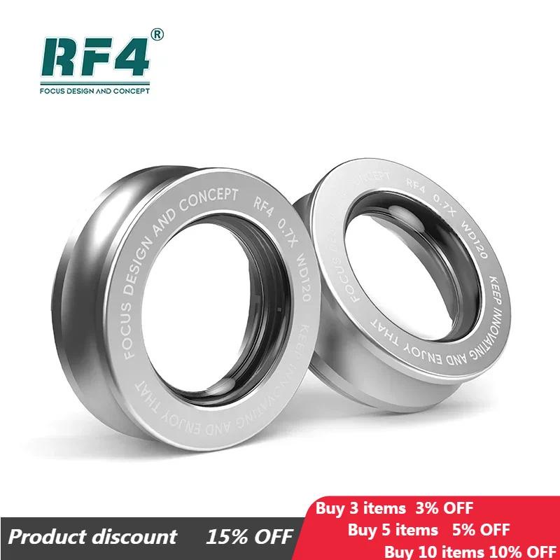 Rf4 กล้องจุลทรรศน์ 0.5X 0.7X แบบแก้ว สําหรับโทรศัพท์มือถือ PCB เชื่อมสามตา ซูมสเตอริโอ เลนส์กระจก