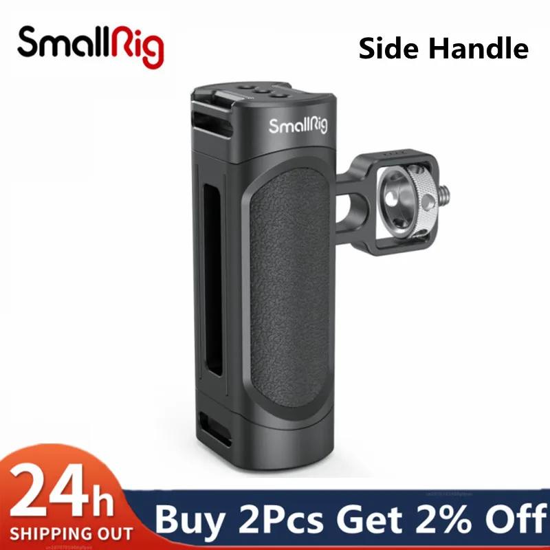 SmallRig ด้านข้างสําหรับกรงสมาร์ทโฟนโทรศัพท์ Video Rig น้ําหนักเบา W 1/4 ด้าย Universal Quick Release Handgrip สําหรับ Smallrig กรง