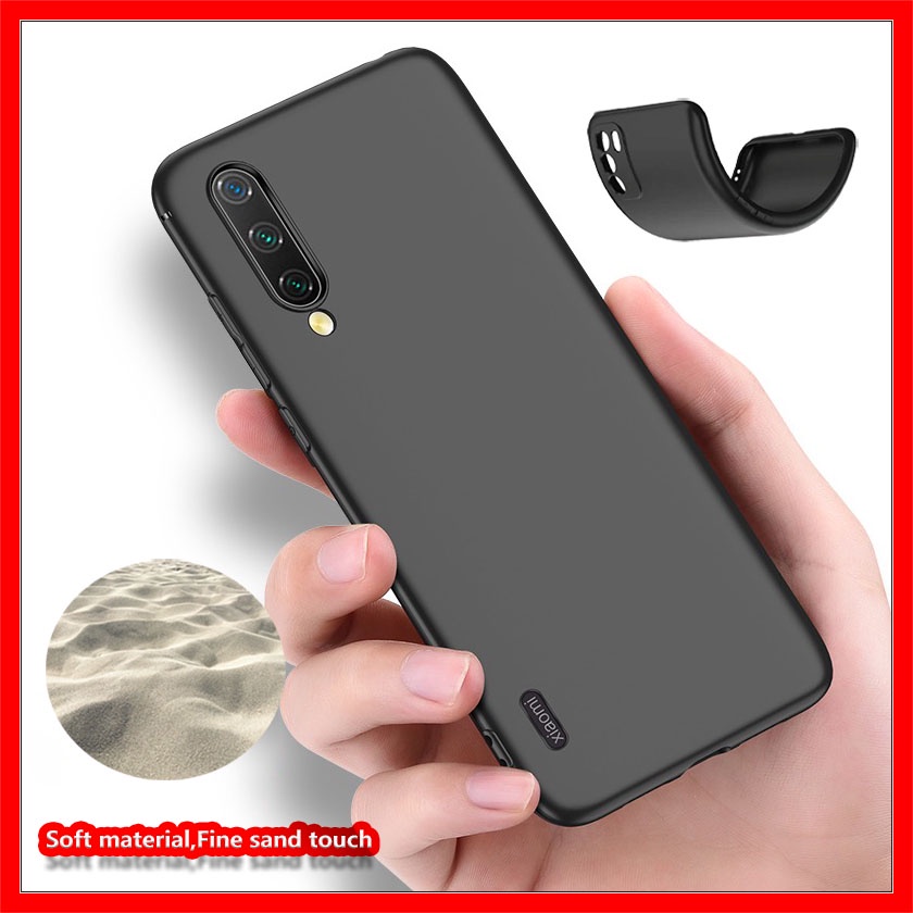 Xiaomi Mi CC9 Mi 9 Lite A3 Lite Jelly Case Matte Finish ยืดหยุ่นนุ่มปกหลังเจลยาง TPU ซิลิโคนป้องกันล