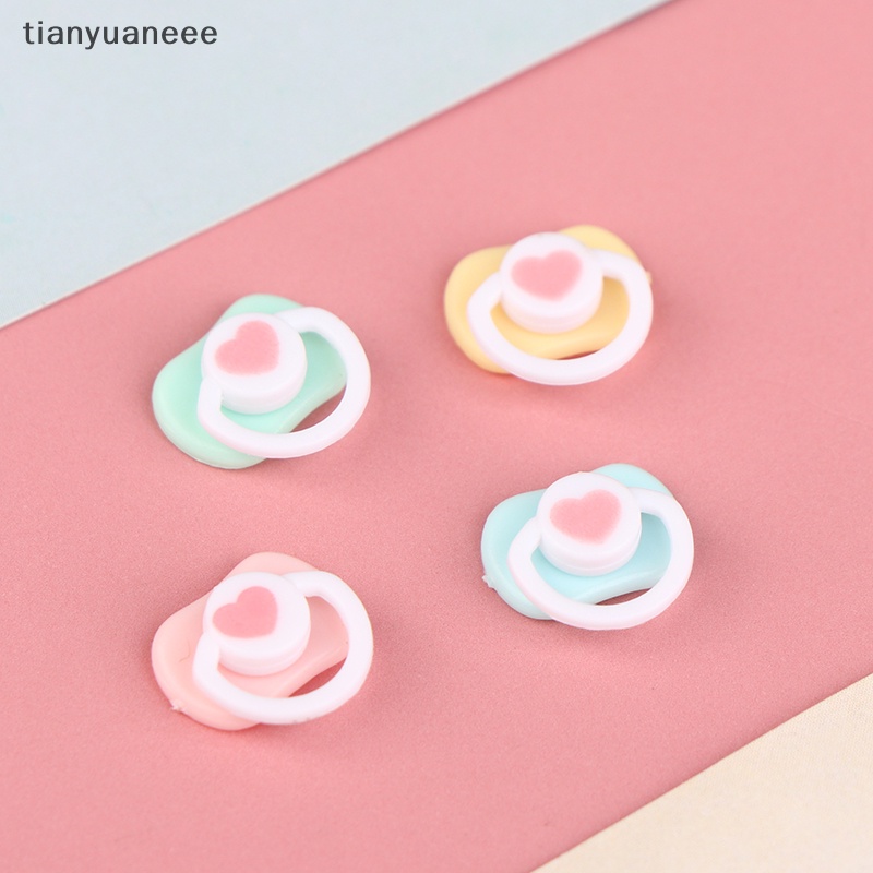 Tianyuaneee จุกนมปลอม ขนาดเล็ก อุปกรณ์เสริม สําหรับตุ๊กตา OB11 BJD 5 ชิ้น