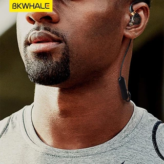 Bkwhale BX-02 กีฬาวิ่งหูฟัง HiFi หูฟังแบบมีสายบลูทูธ 5.0 หูฟังพร้อมไมโครโฟนชุดฟังเบสหนักแน่น