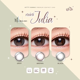 🔥 คอนแทคเลนส์ ✨ขนาดมินิ✨ Mini Julia (kittykawaii) สี : Brown / Gray / Light brown