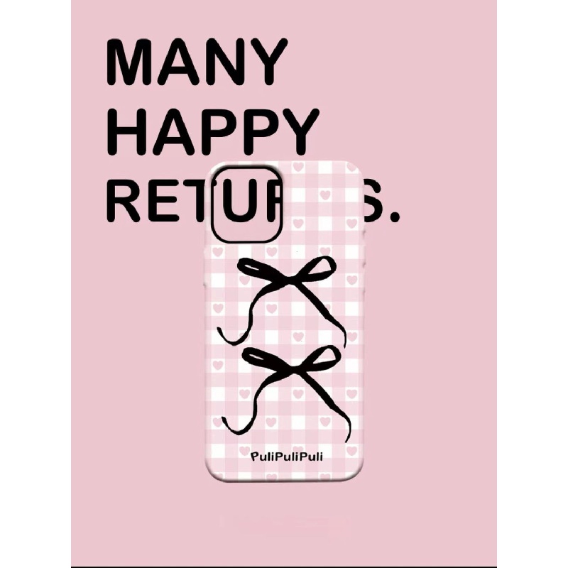 เคสโทรศัพท์มือถือ สองชั้น ประดับโบว์ สําหรับ iPhone11 12 13 14 15 12Promax 13Promax 14Pro 14Promax X XS XR TH7A