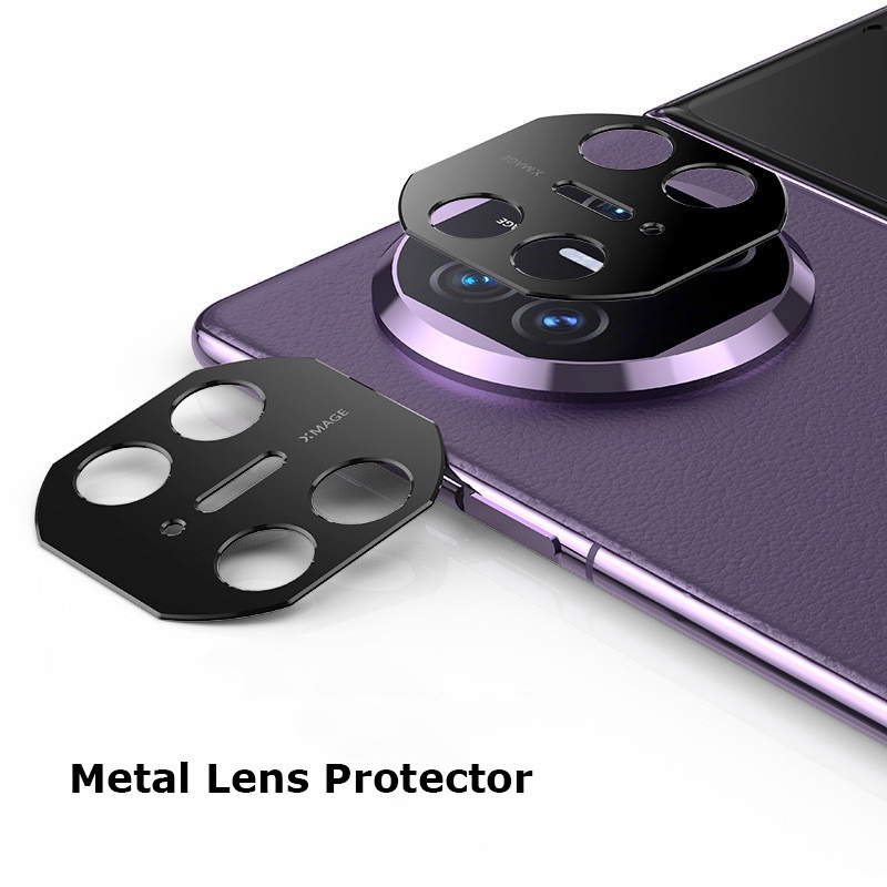 ใช้งานร่วมกับสําหรับ Huawei Mate X6 X5 XT Ultimate Luxury กล้องวงกลมเลนส์โลหะ Anti-scawed ฝาครอบป้องกันแหวน Guard Protector
