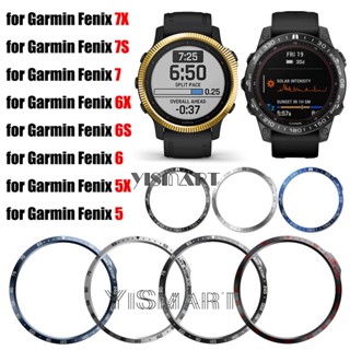 เคสกรอบกันชน แบบสเตนเลส สําหรับ Garmin Fenix 7 7X 7S 6S 6X 6…