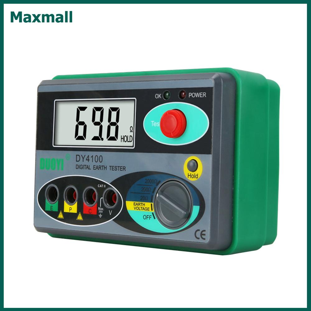 【Maxmall】DY4100 เครื่องทดสอบโอห์ม ความต้านทานดิน ดิจิทัล Megohmmeter Megger Mete