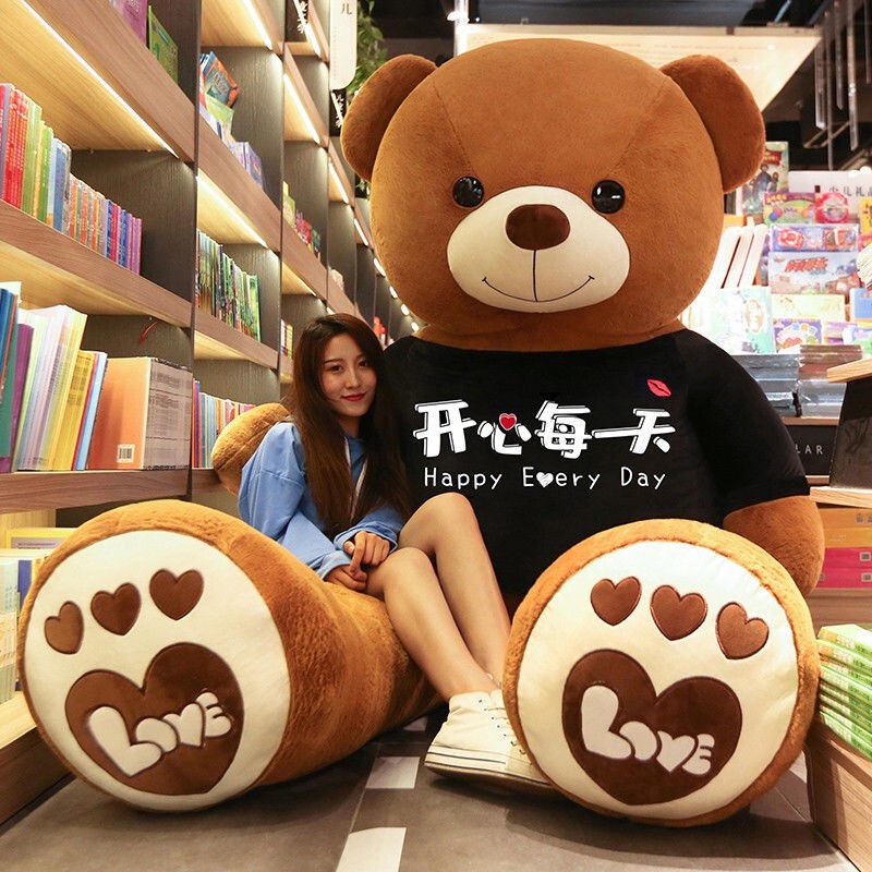 Plush Bear Toy Teddy Bear Doll Ragdoll Doll BEBEAR Sleep Hug Pillow Girls Gifts XHDT